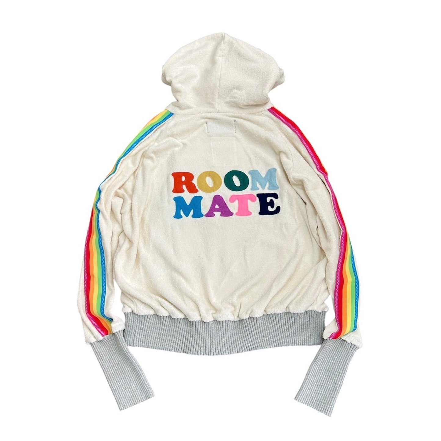 【Perfect ribs×A LOVE MOVEMENT】 "adios" IMABARI organic Pile Zip Hoodie