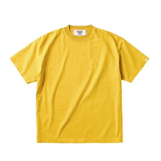 Basic Short Sleeve T Shirt / Vintage Yellow