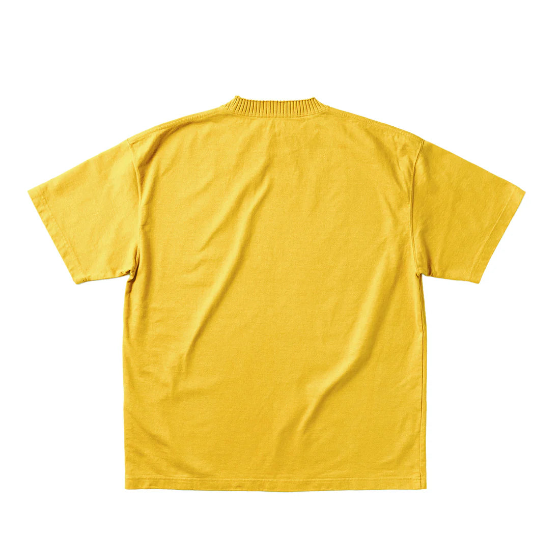 Basic Short Sleeve T Shirt / Vintage Yellow