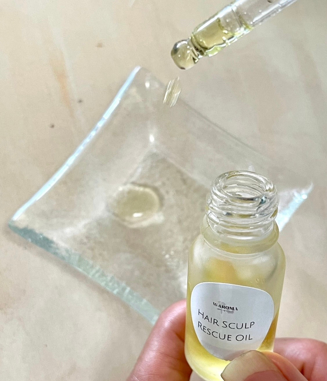 Waroma “HAIR SCALP RESQUE OIL”