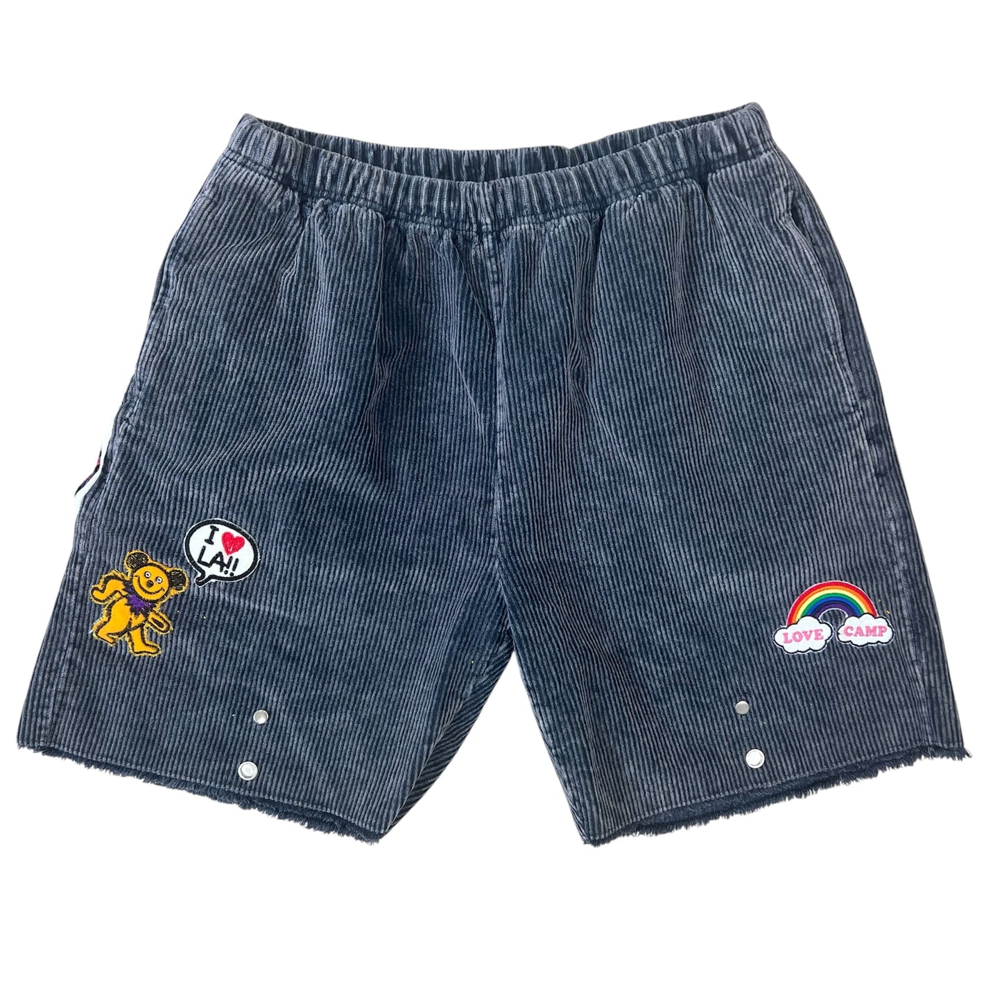 ALM x LES TIEN One of Kind Front Snap Short-Black