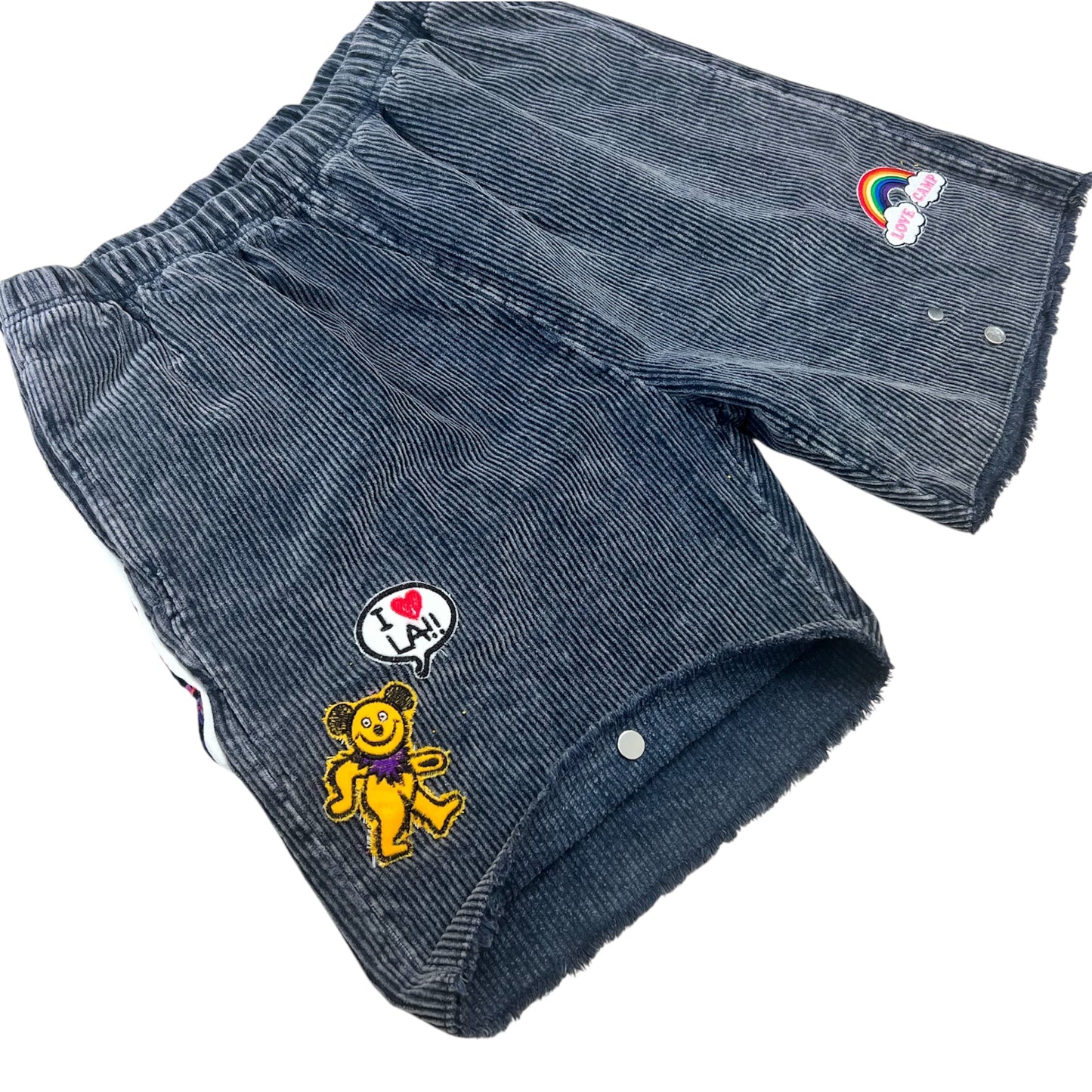 ALM x LES TIEN One of Kind Front Snap Short-Black
