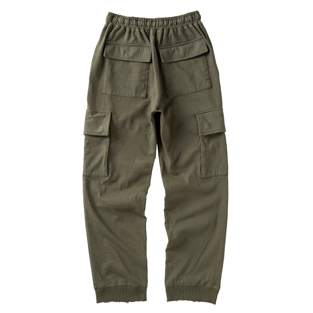 【Perfect ribs】Light Basic Cargo Pants / Army