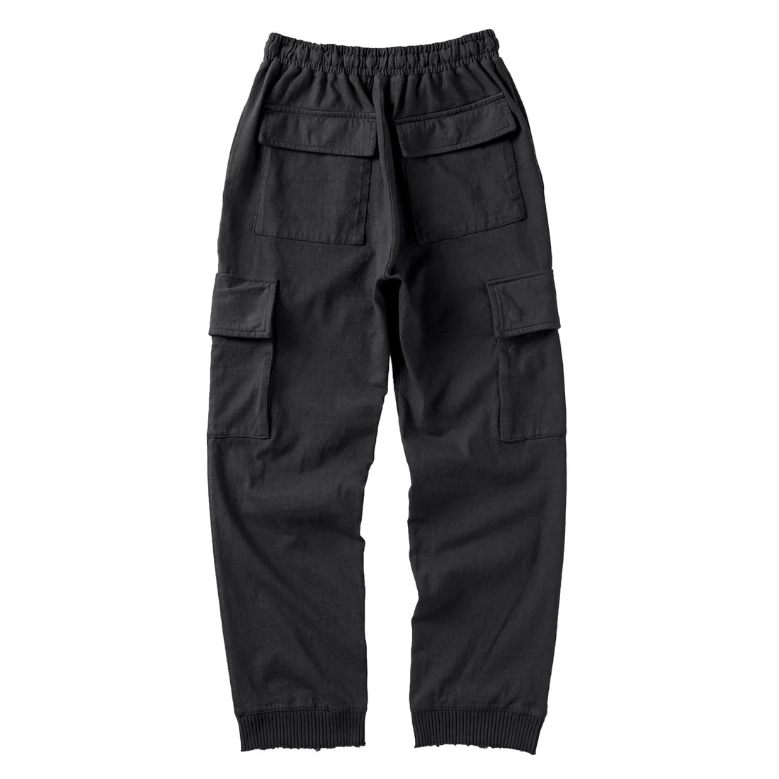 【Perfect ribs】Light Basic Cargo Pants / Vintage Black