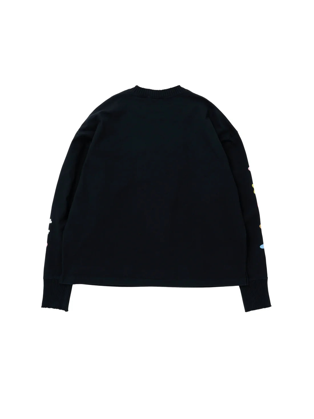 【Perfect ribs × HAROSHI】Side Slit Long Sleeve T Shirt / Black