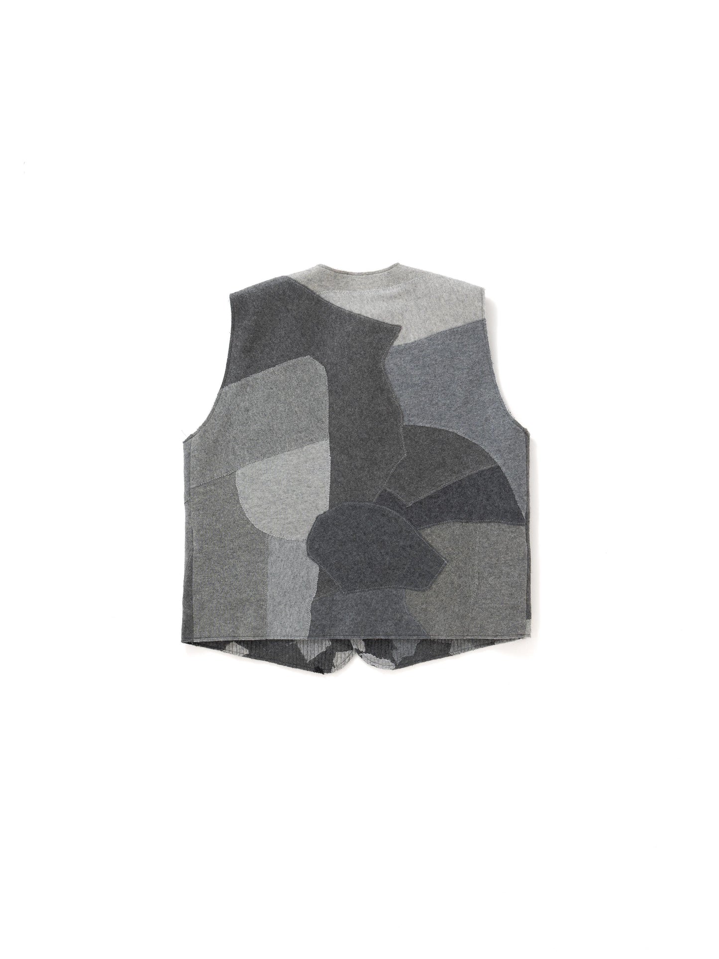 【Perfect ribs®︎×A LOVE MOVEMENT】100% Recycle Cashmere Reversible Vest / Grey
