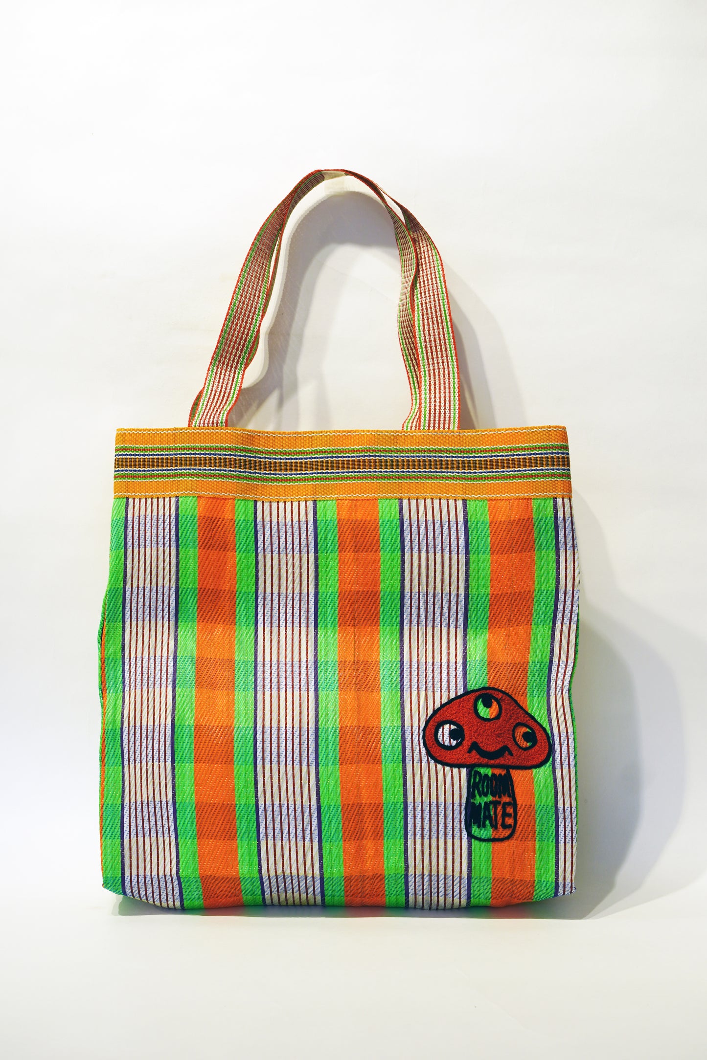 VIVAN ROOM MATE HAND EMBROIDERY TOTE BAG 006 ORANGE