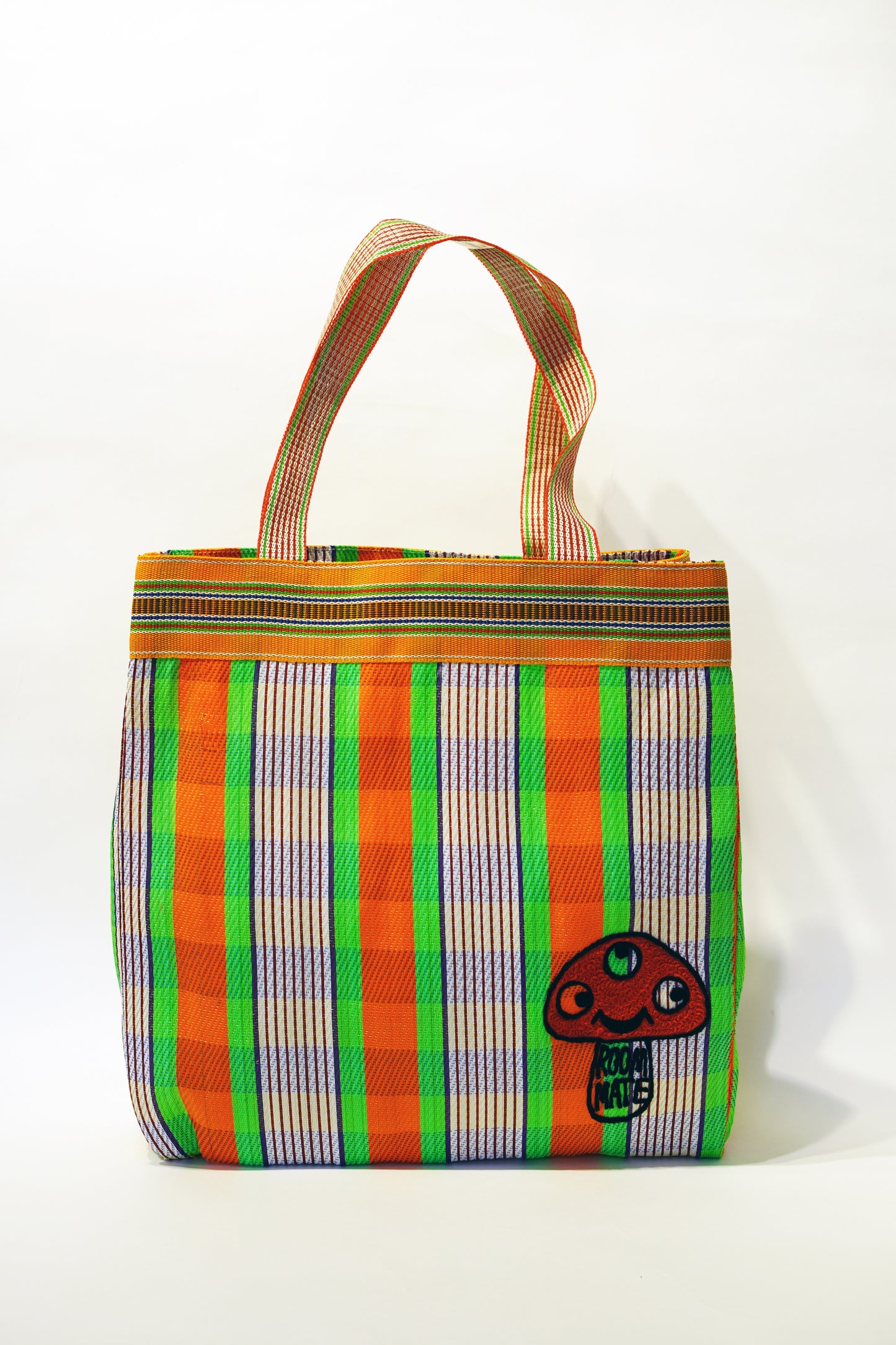 VIVAN Los Angeles HAND EMBROIDERY TOTE BAG 003 ORANGE