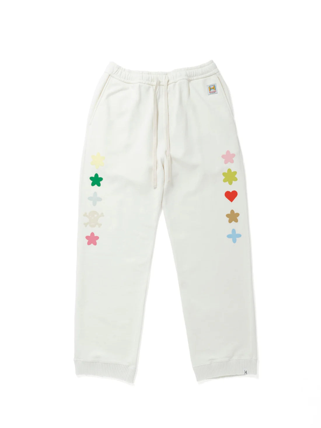 【Perfect ribs × HAROSHI】Straight Wide Pants / White