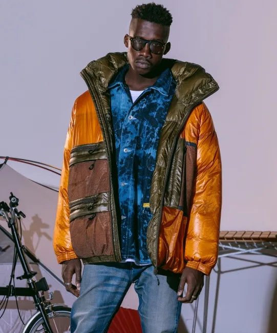 BIG I.S.D.O DOWN JACKET "Y.ORANGE"