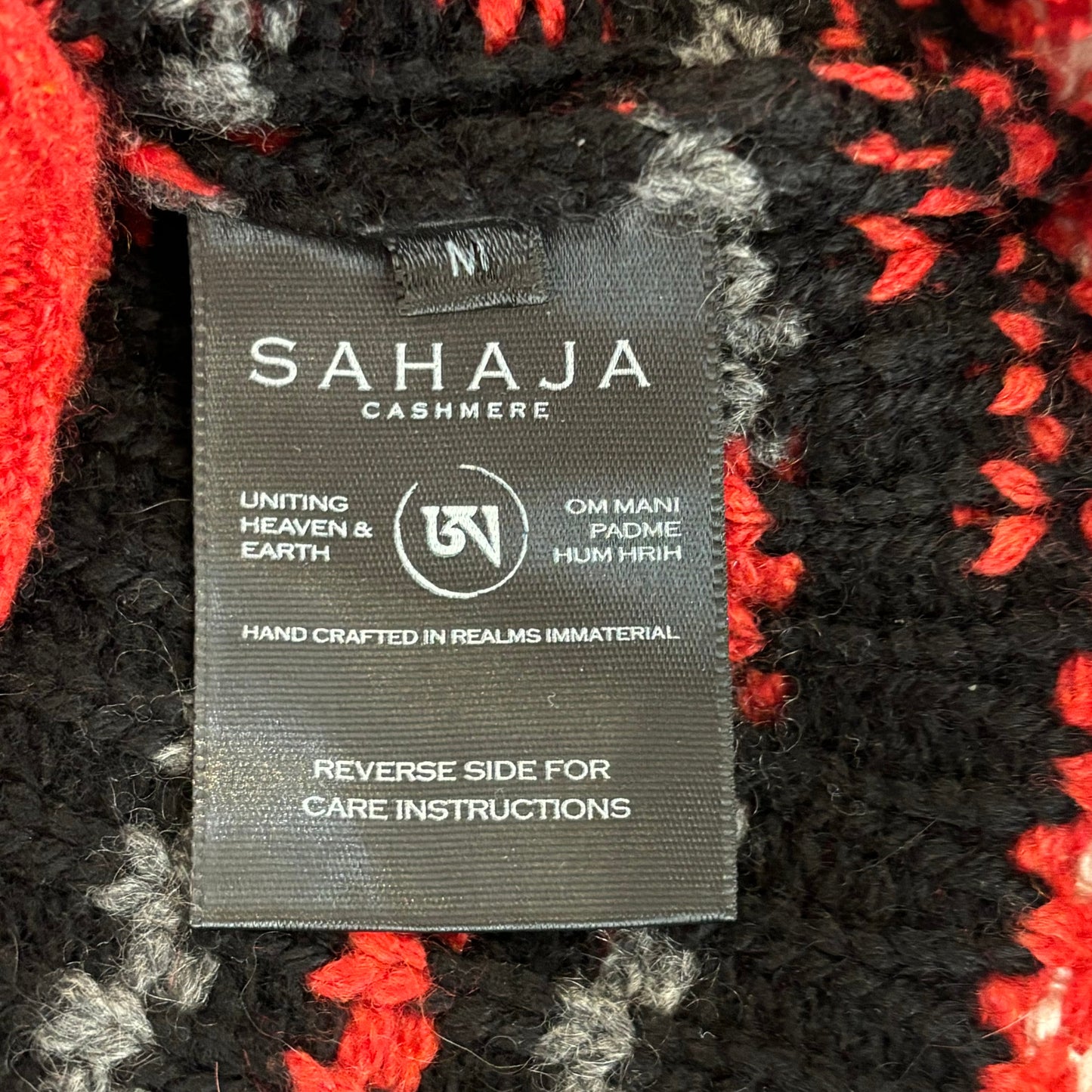 SAHAJA CASHMERE SWEATER NATIVE AMERICAN PATTERN