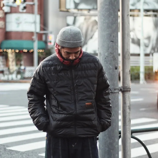 AERIAL DOWN PARKA - Runnin'  "BLACK X RED"