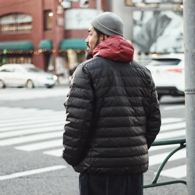 AERIAL DOWN PARKA - Runnin'  "BLACK X RED"