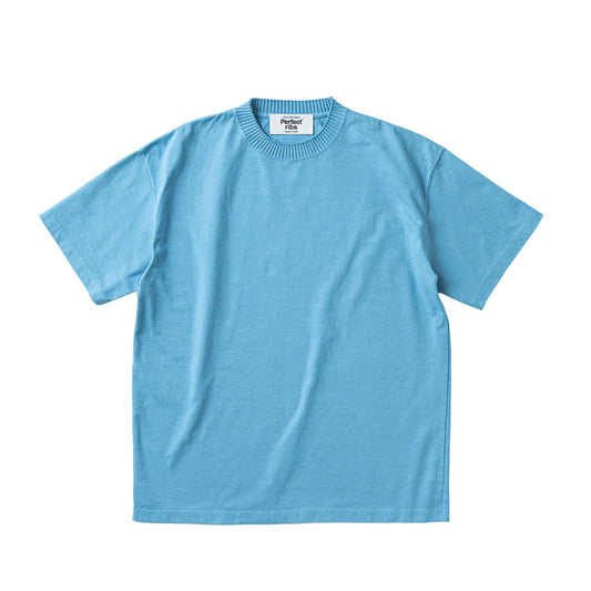Basic Short Sleeve T Shirt / Sax