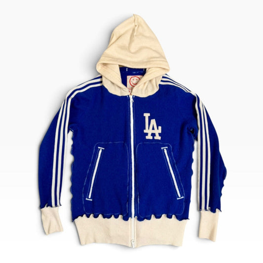LOST ANGELS Recycled Cashmere Zip Hoodie front