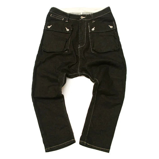 G55 Sarouel Flap Denim Pants  "ONE WASH"