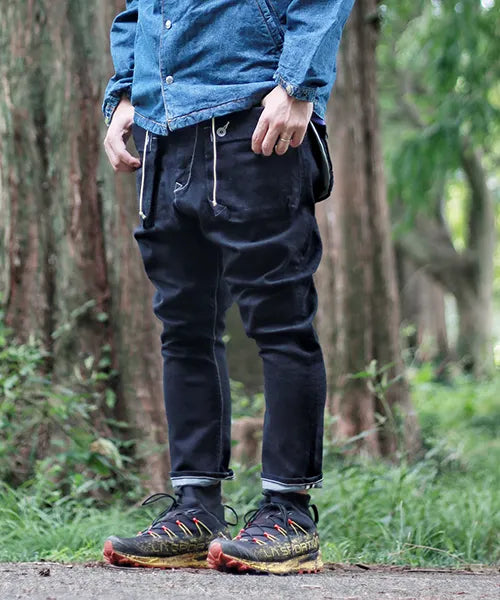 G55 Sarouel Flap Denim Pants  "ONE WASH"