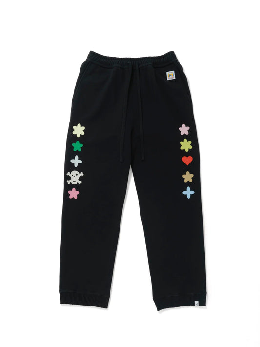 【Perfect ribs × HAROSHI】Straight Wide Pants / Black
