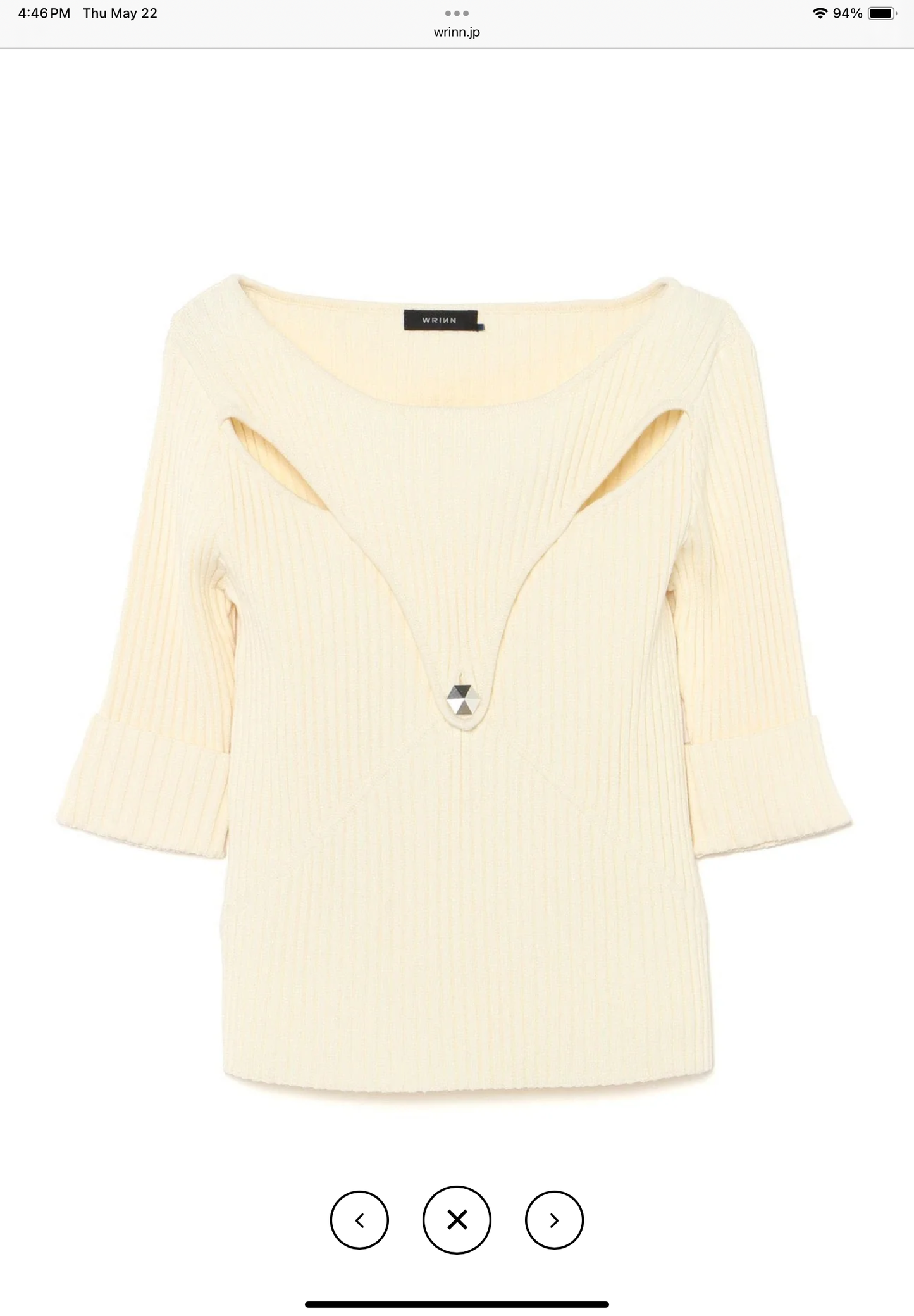 Slit Rib Knit