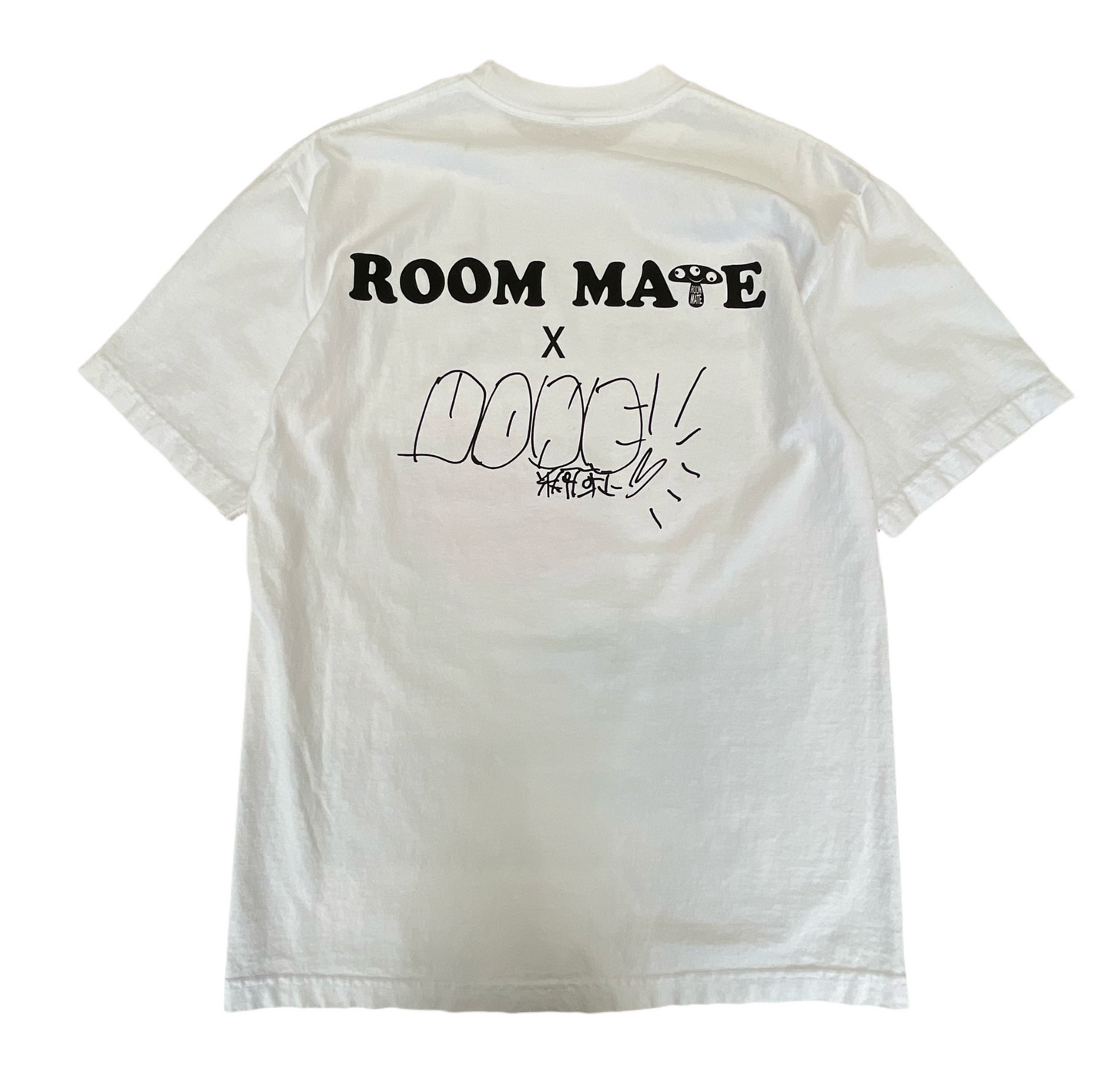 Yasumasa Yonehara x Roommate collaboration Custom Paint T-shirt w/Signature #9 SizeM