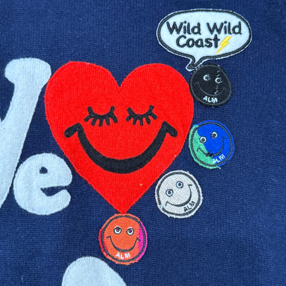 Recycled Cashmere Hoodie Navy We Love LA