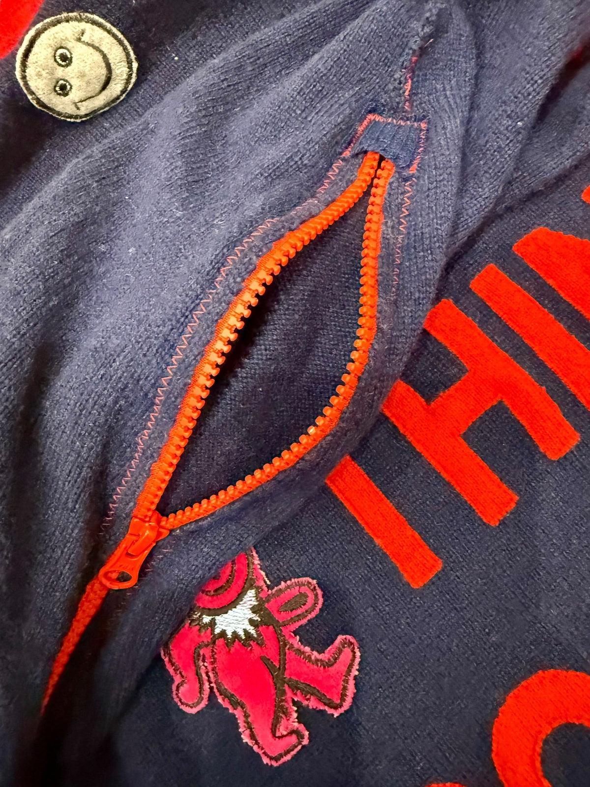 Recycled Cashmere Hoodie Navy We Love LA