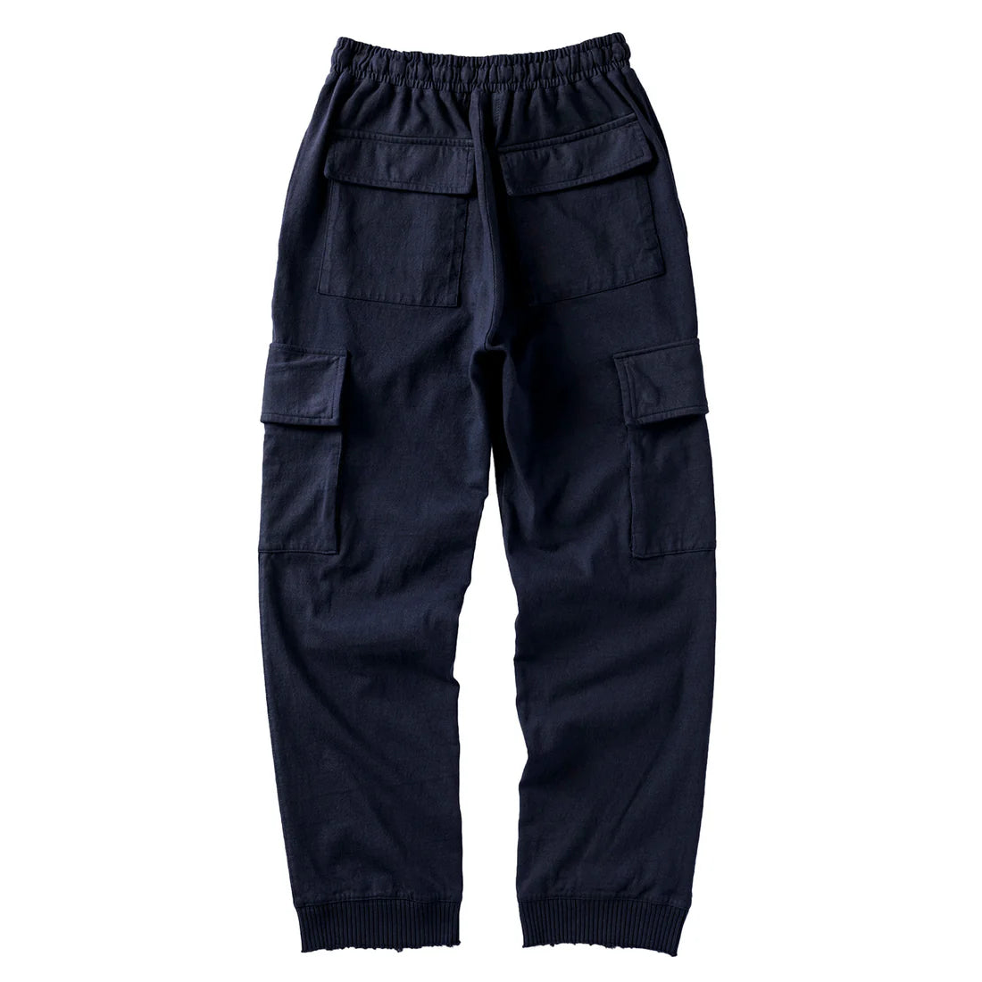 【Perfect ribs】Light Basic Cargo Pants / Royal Navy