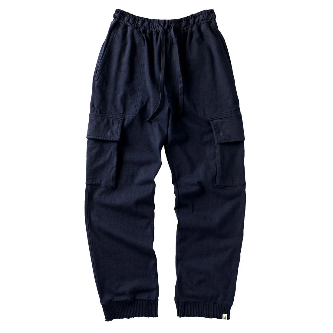 【Perfect ribs】Light Basic Cargo Pants / Royal Navy