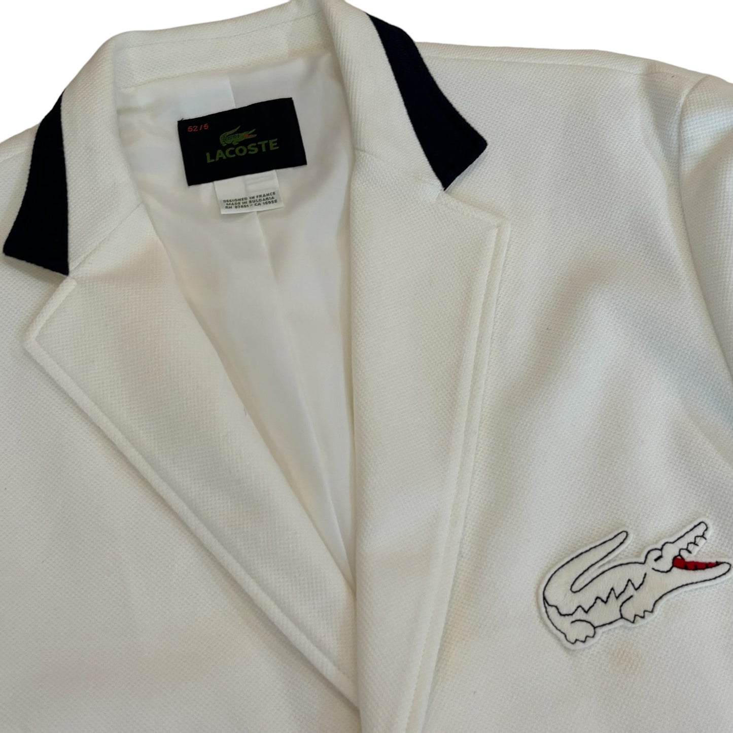 Lacoste White Cotton Jacket