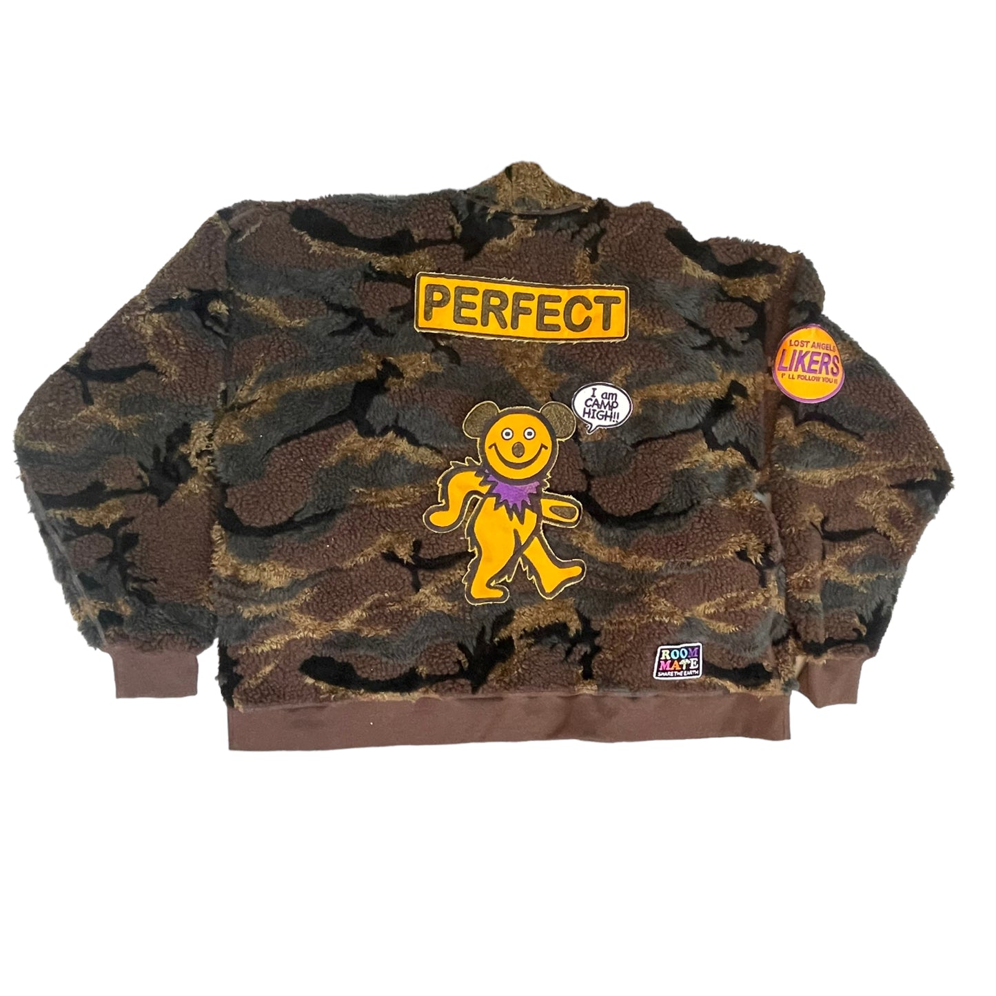 CAMP HIGH CAMO FLEECE OVER JACKET x ALM