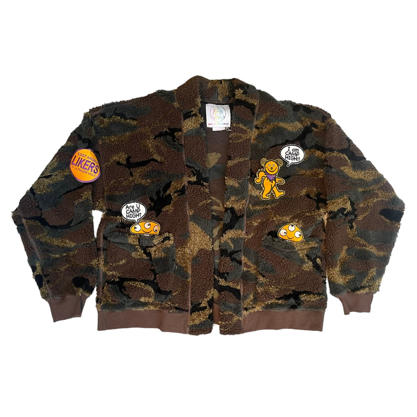 CAMP HIGH CAMO FLEECE OVER JACKET x ALM