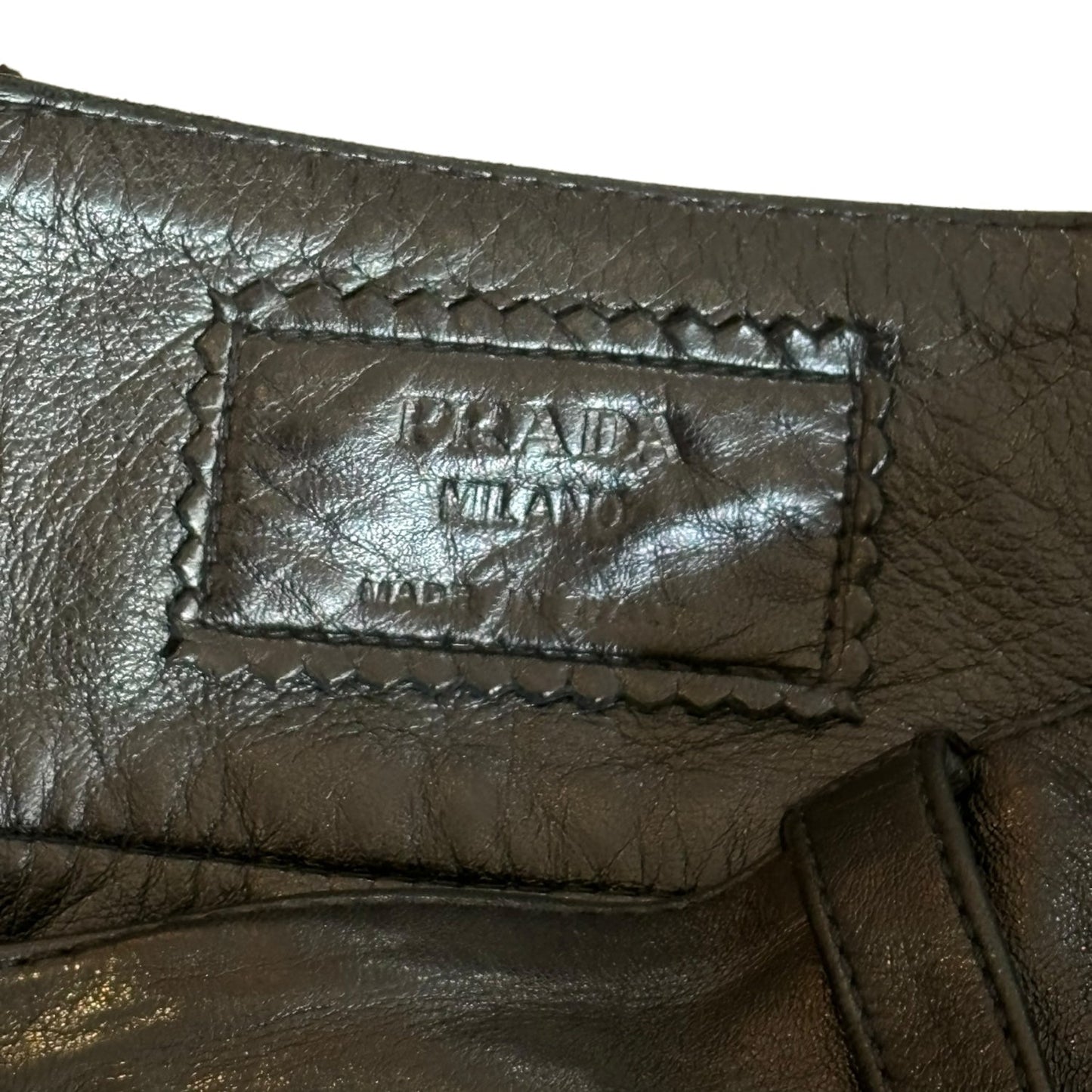 Vintage PRADA Leather Pants