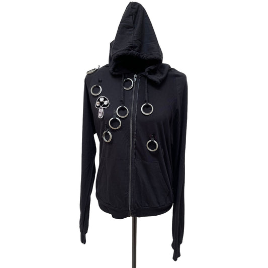 Lunna Menoh remake zip up hoodie made from vacuum cleaner parts