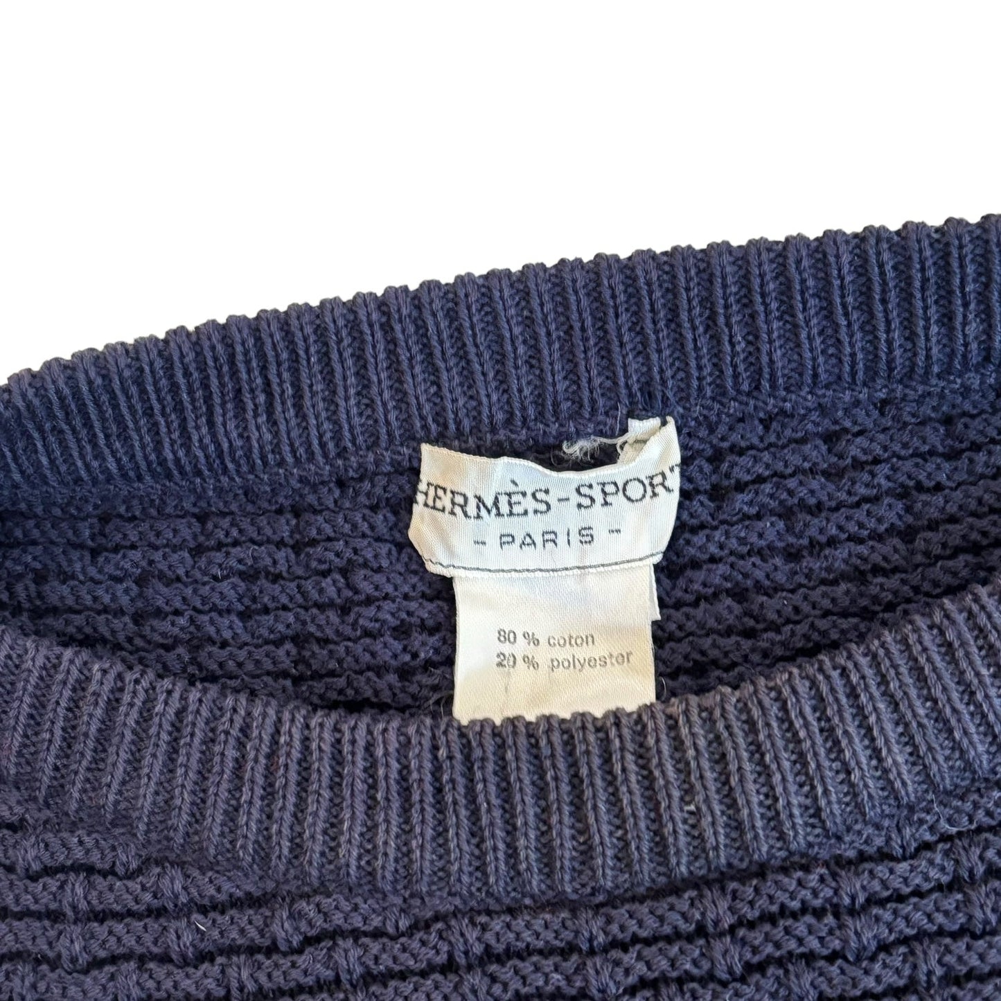 Vintage Hermes Sport Cotton Sweater