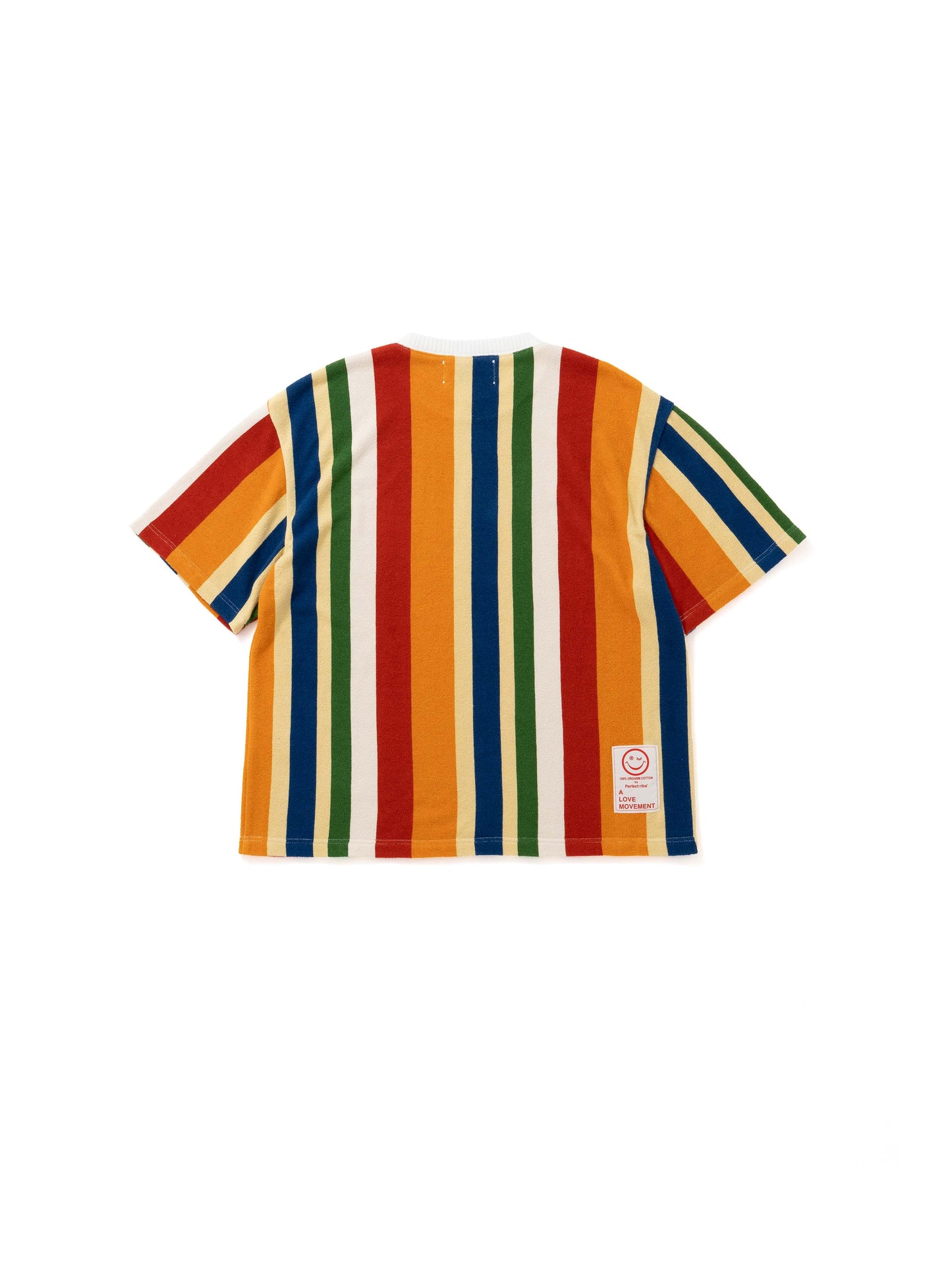 【Perfect ribs®︎×A LOVE MOVEMENT】RELAX LINE / Pile Short Sleeve T Shirts / Multi