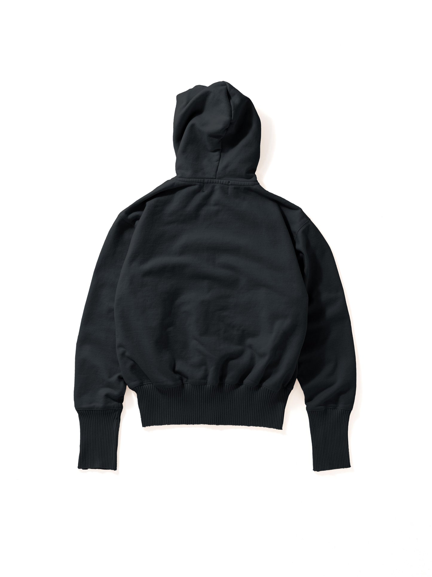 【Perfect ribs®︎×A LOVE MOVEMENT】Basic Zip Hoodie / Black