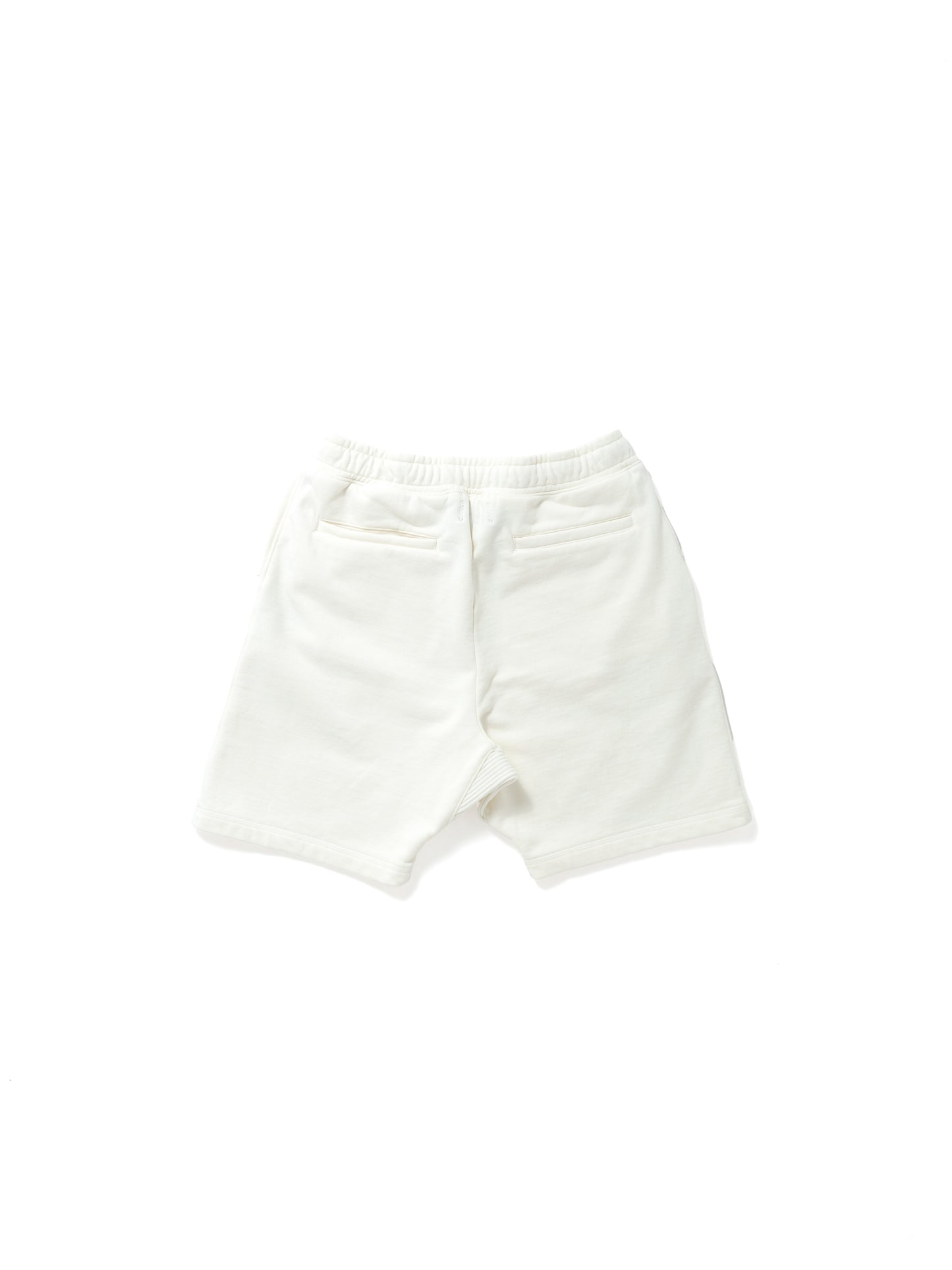 【Perfect ribs × HAROSHI】Basic Sweat Short Pants / White