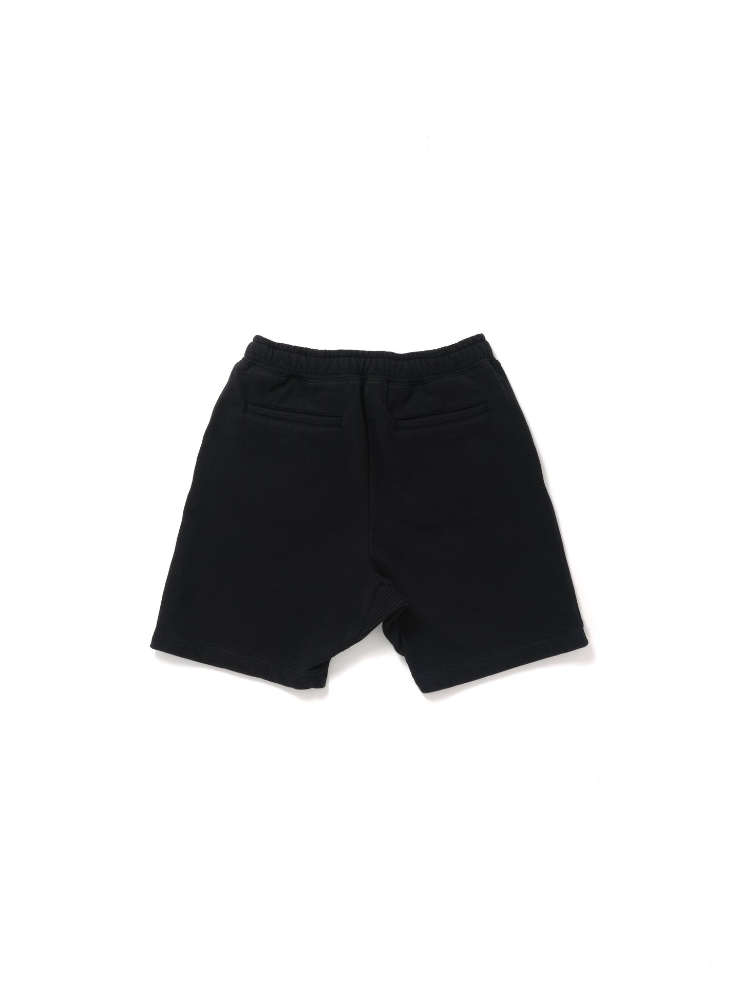 【Perfect ribs × HAROSHI】Basic Sweat Short Pants / Black
