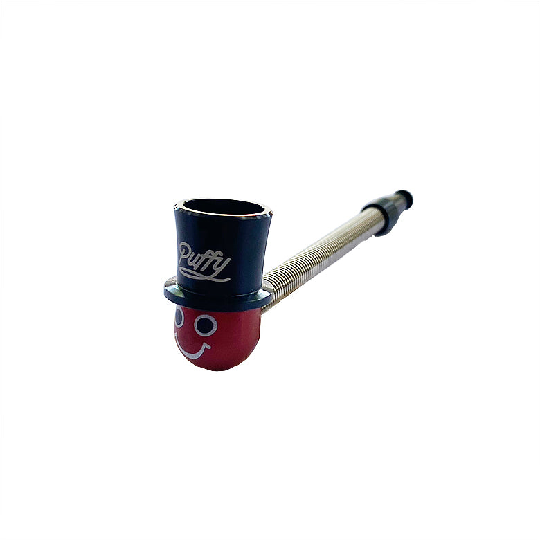 Puffy Smoke Pipe Red