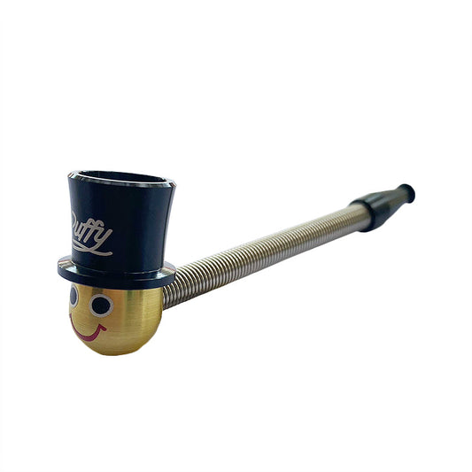 Puffy Smoke Pipe Gold
