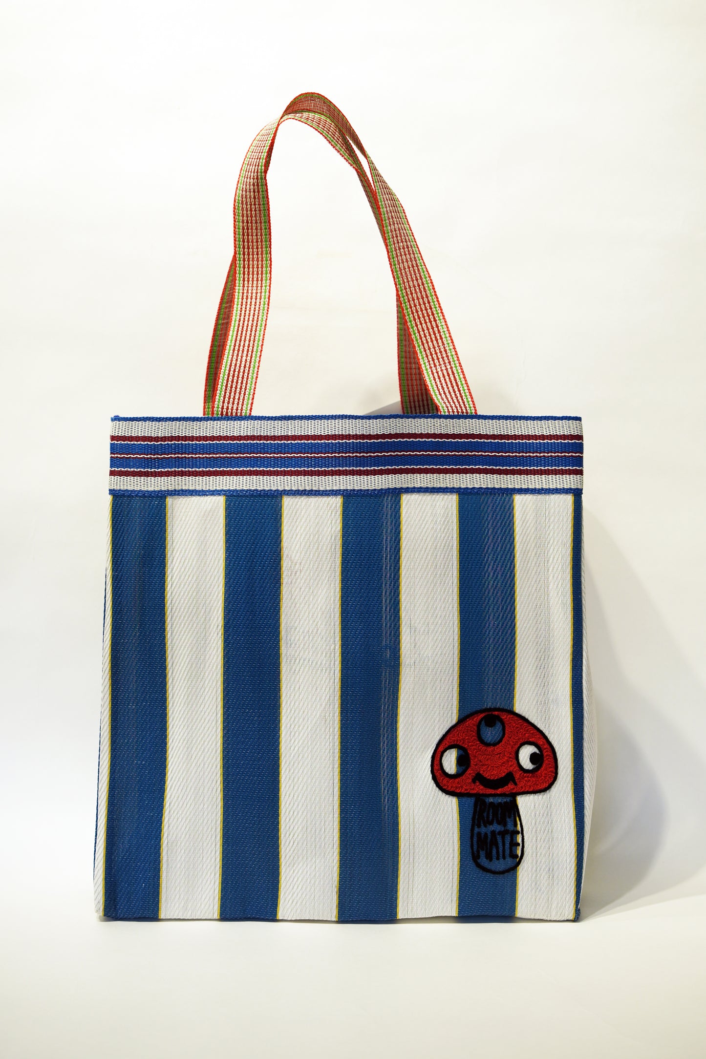 VIVAN Los Angeles HAND EMBROIDERY TOTE BAG 002 BLUE