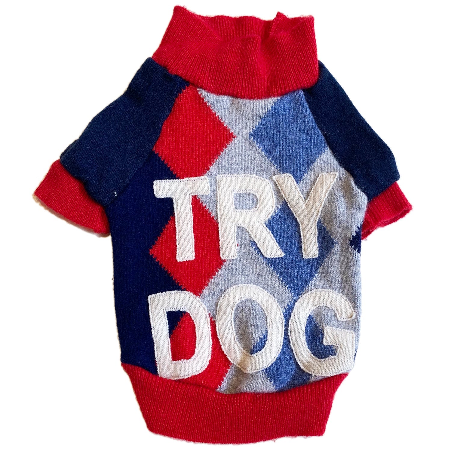 A Love Movement TRY DOG Cashmere Dog Sweater #3