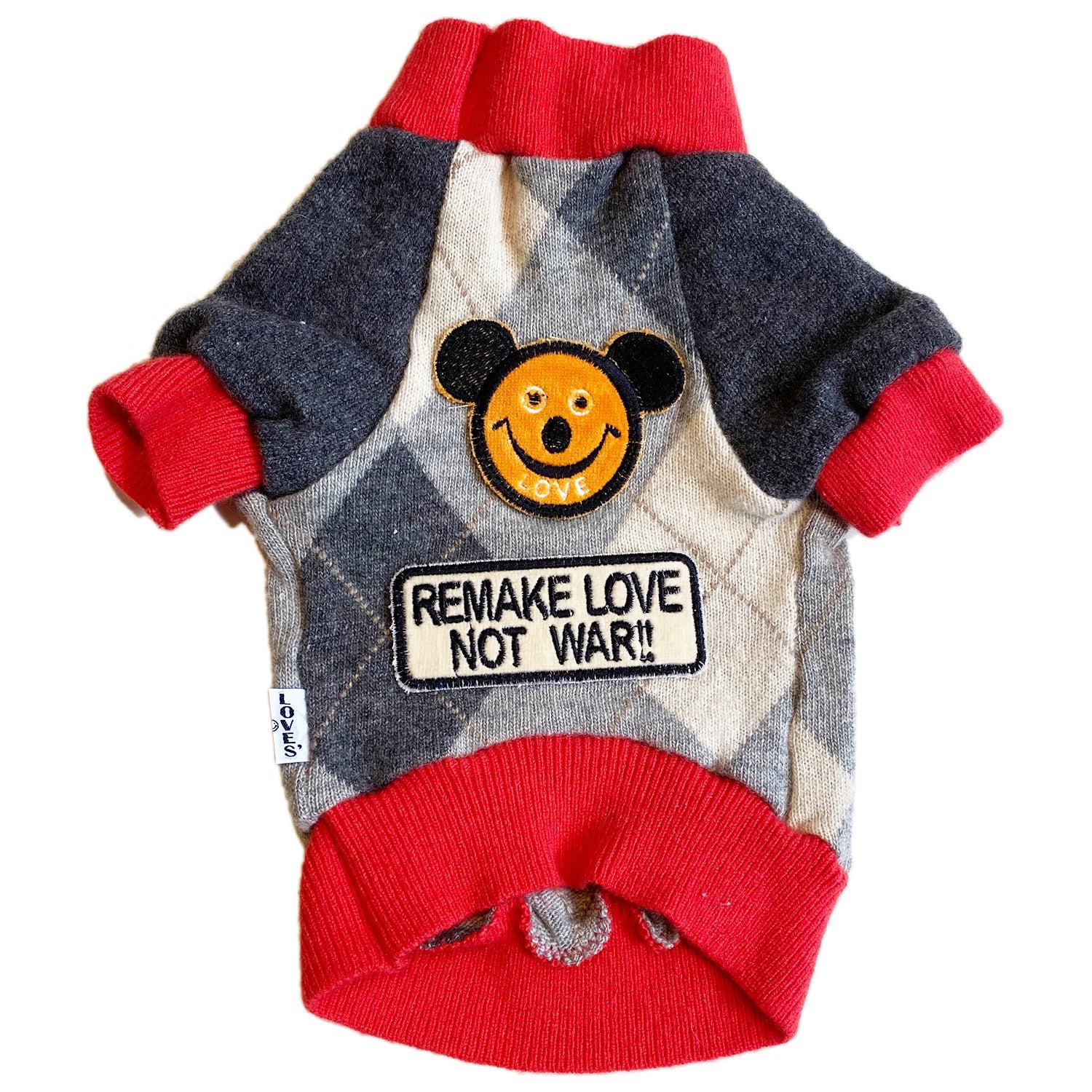 A Love Movement DOG LOVES YOU Cashmere Dog Sweater #1