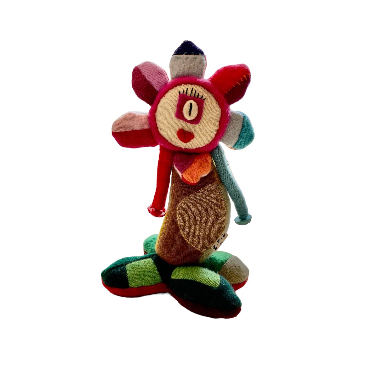 MOMO Original Recycled Cashmere 100% Mottainai Obake Doll #11 By Yoshi