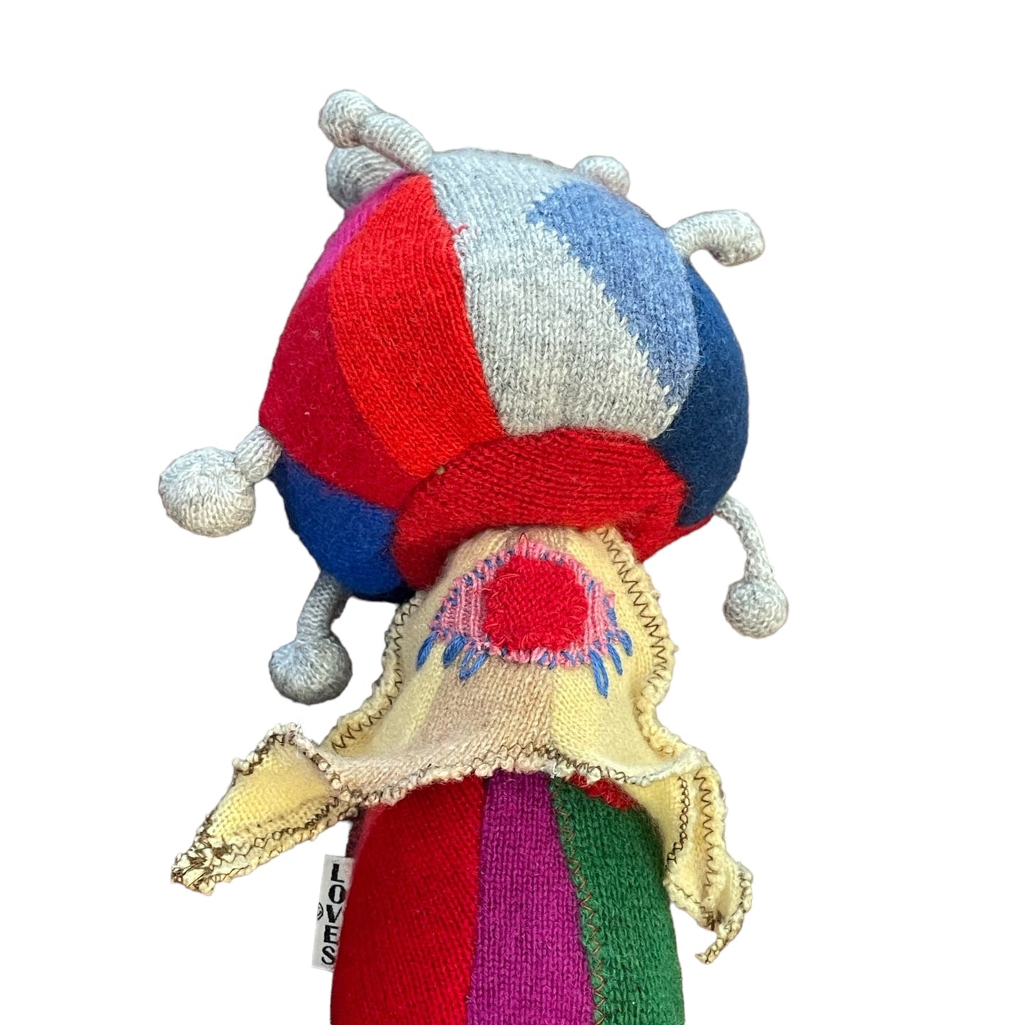 MOMO Original Recycled Cashmere 100% Mottainai Obake Doll #17 By Yoshi