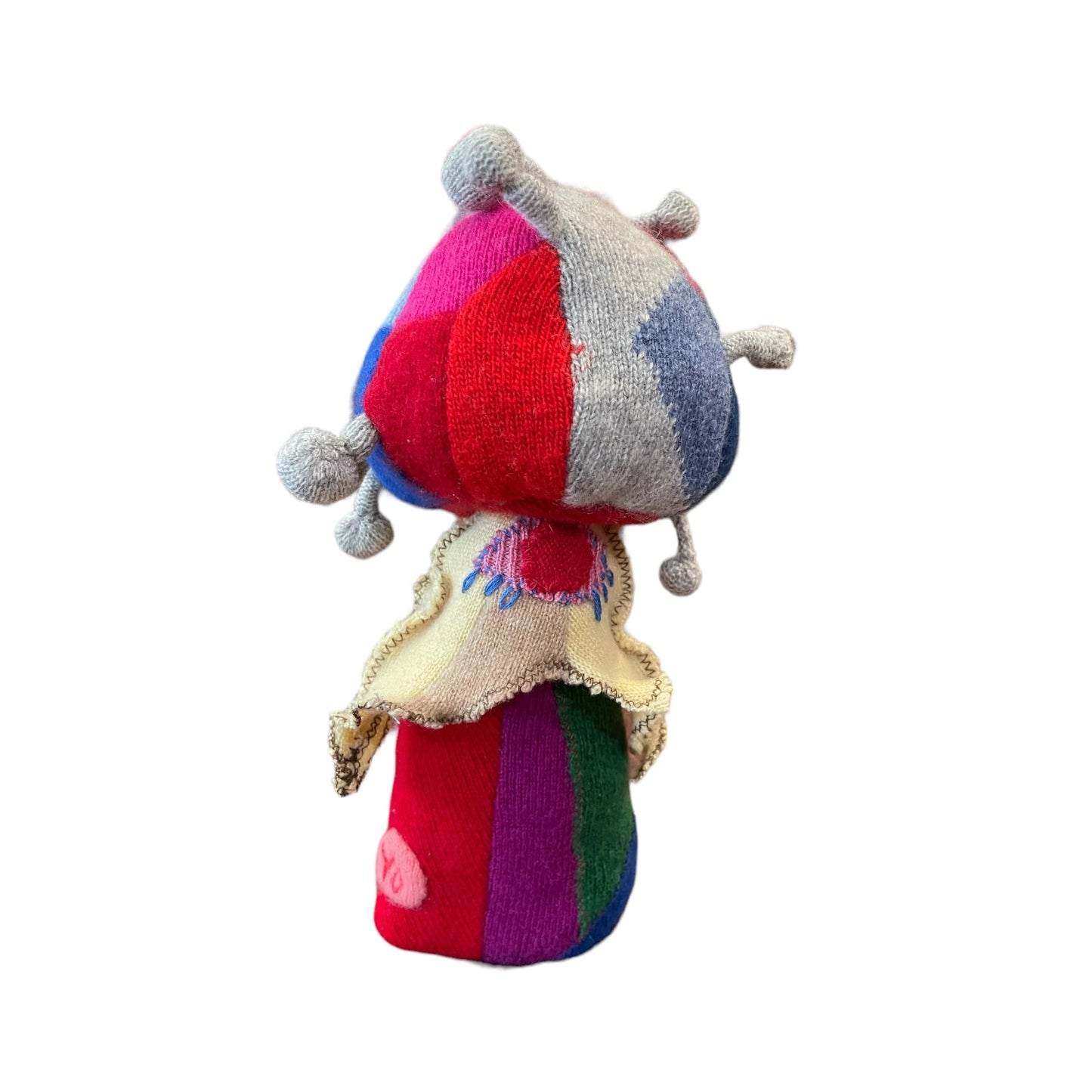 MOMO Original Recycled Cashmere 100% Mottainai Obake Doll #17 By Yoshi