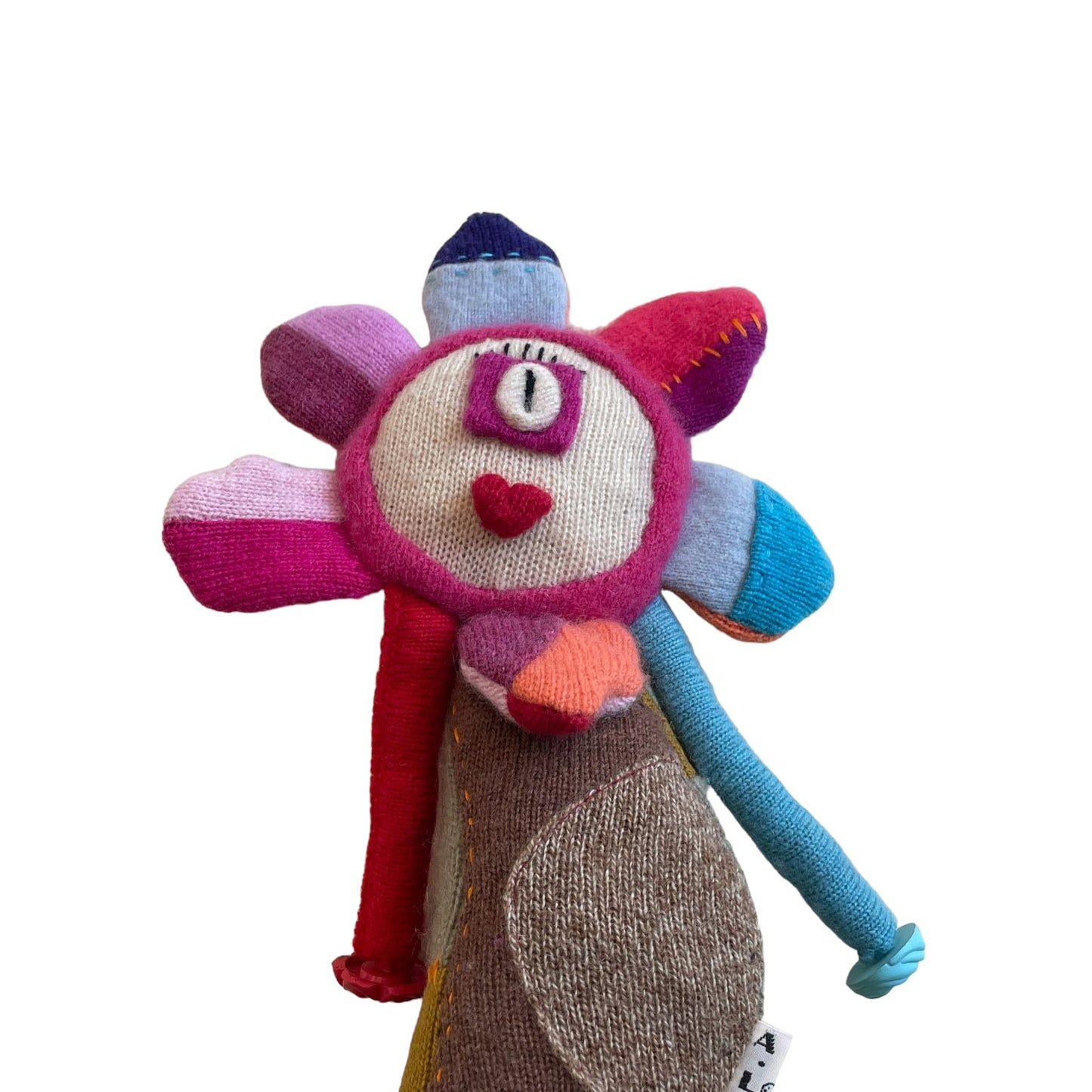 MOMO Original Recycled Cashmere 100% Mottainai Obake Doll #11 By Yoshi