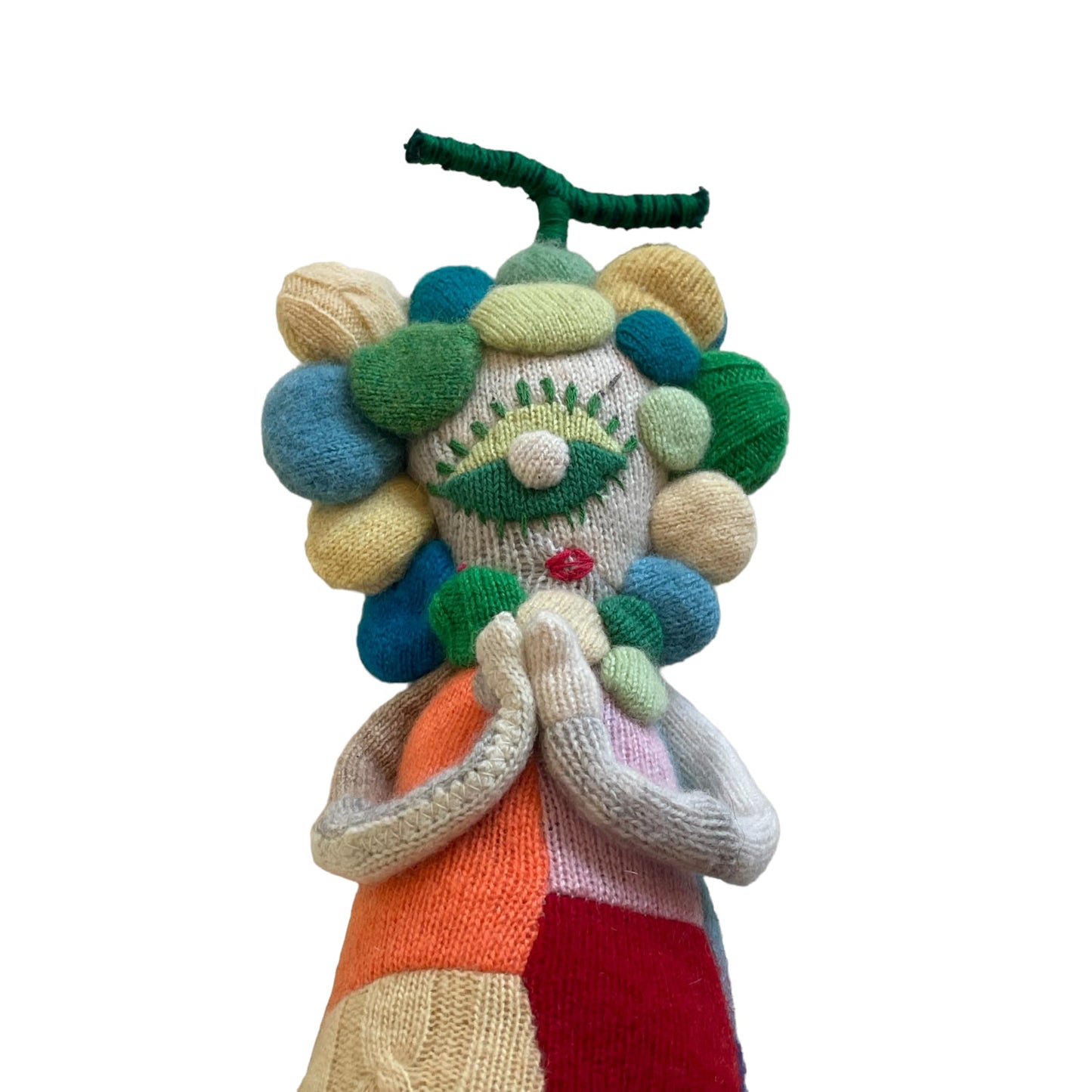 MOMO Original Recycled Cashmere 100% Mottainai Obake Doll #12 By Yoshi