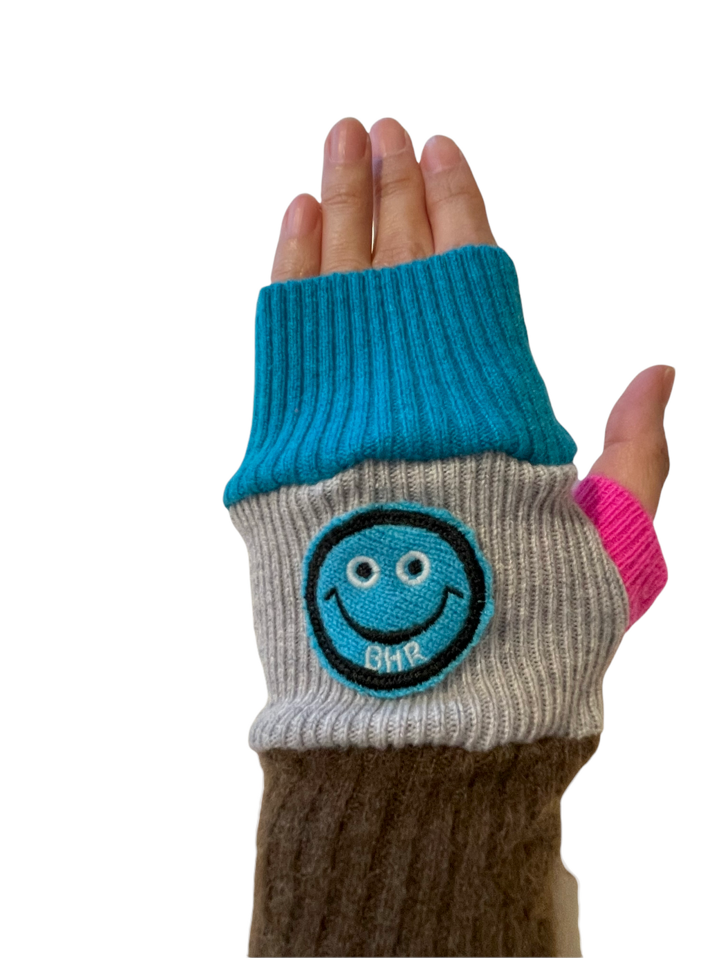 Recycled Cashmere Women's gloves w/patch #27