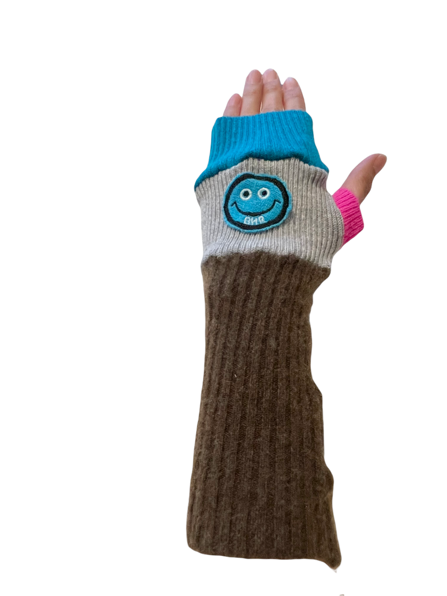 Recycled Cashmere Women's gloves w/patch #27